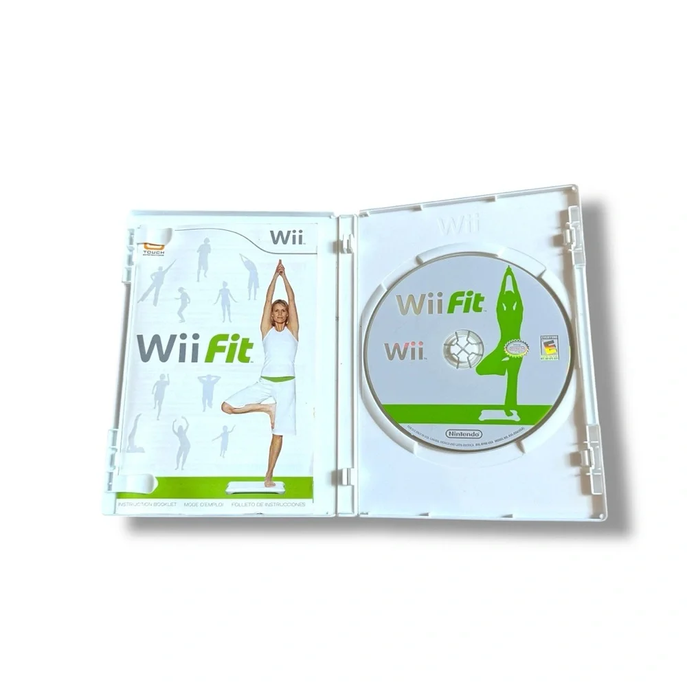 Wii Fit Nintendo Wii Video Game w/ Booklet‎ Tested & Works
